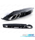 DIFFUSORE MERCEDES CLASSE C W205 SEDAN 18-21 NERO LUCIDO + TERMINALI DI SCARICO LOOK AMG C63