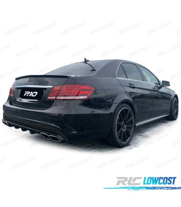DIFFUSORE MERCEDES CLASSE E W212 SEDAN 13-16 AMG + TERMINALI DI SCARICO