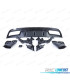 DIFFUSORE MERCEDES CLASSE C W205 SEDAN 14-18 AMG NERO OPACO + TERMINALI DI SCARICO