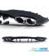 DIFFUSORE MERCEDES CLASSE A W177 18- A45 AMG NERO LUCIDO + TERMINALI DI SCARICO