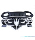 DIFFUSORE MERCEDES CLASSE A W177 18- A45 AMG NERO LUCIDO + TERMINALI DI SCARICO