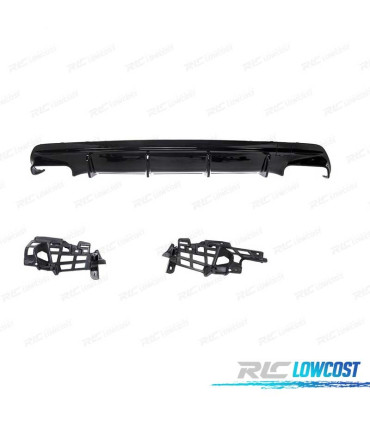 DIFFUSORE PER MERCEDES CLA C117 AMG 13-15 LOOK CLA45 NERO LUCIDO