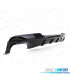 DIFFUSORE BMW F10 F11 10-17 LOOK M PERFORMANCE NERO LUCIDO + TERMINALI DI SCARICO NERO