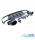 DIFFUSORE MERCEDES CLASSE E W213 SEDAN 16-20 LOOK E63 + TERMINALI DI SCARICO