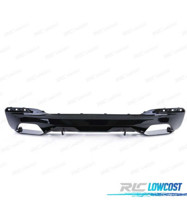 DIFFUSORE BMW G30 G31 16- LOOK M-PERFORMANCE NERO LUCIDO
