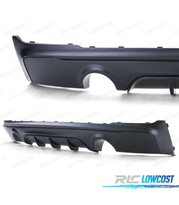 DIFFUSORE PER BMW F22 F23 13- LOOK M NERO OPACO