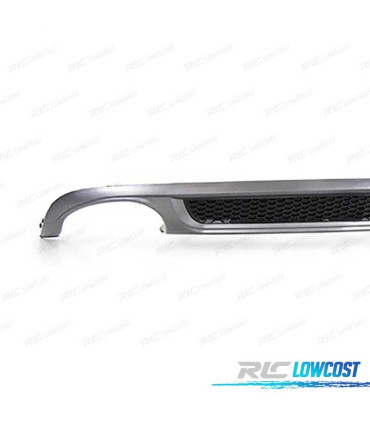 DIFFUSORE PER AUDI A4 B8 SEDAN AVANT 07-11 LOOK RS DOPPIA USCITA