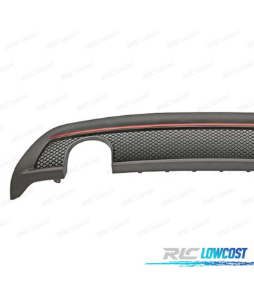 DIFFUSORE MERCEDES CLASSE A W176 12-18 DOPPIA USCITA LOOK AMG