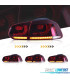 FANALI VOLKSWAGEN VW GOLF 6 LOOK R FULL LED DINAMICI ROSSI 08-13