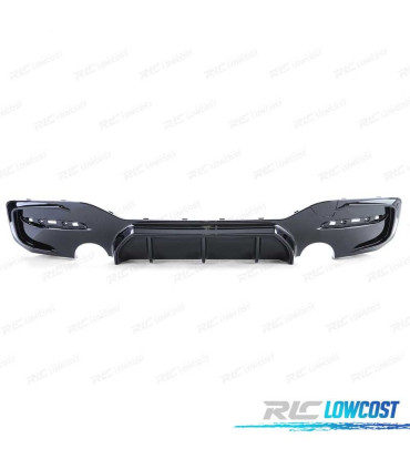 DIFFUSORE BMW F20 F21 LCI 15-19 LOOK M PERFORMANCE NERO LUCIDO