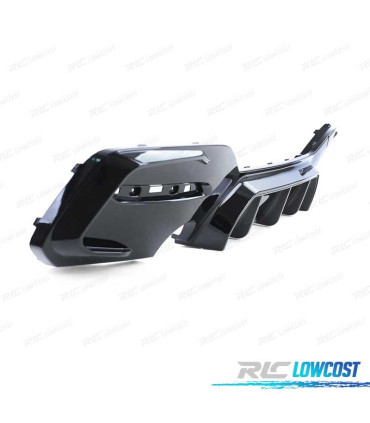 DIFFUSORE BMW F20 F21 LCI 15-19 LOOK M PERFORMANCE NERO LUCIDO