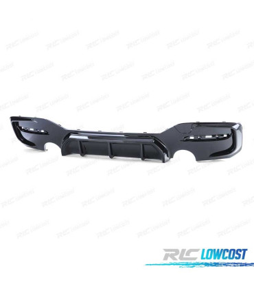 DIFFUSORE BMW F20 F21 LCI 15-19 LOOK M PERFORMANCE NERO LUCIDO
