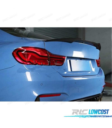 SPOILER BMW F82 M4 14-20 M PERFORMANCE NERO LUCIDO IN ABS