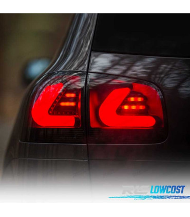 FANALI VOLKSWAGEN VW TOUAREG I 7L 02-10 CARDNA LED NERO AFFUMICATO