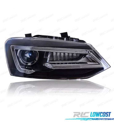FARI PER VOLKSWAGEN VW POLO 6R 09-17 BARRE LUMINOSE A LED DEVIL EYES