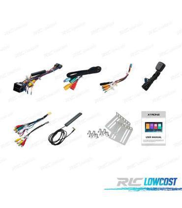 RADIO GPS ANDROID 9 UNIVERSALE 7" 2 DIN SCHERMO TOUCHSCREEN