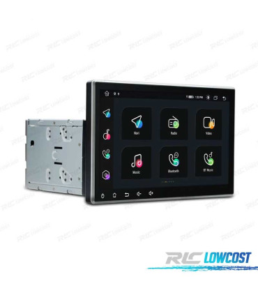 RADIO GPS ANDROID 13 NAVIGATORE 10.1" OCTA-CORE 2DIN MULTIMEDIA DVD