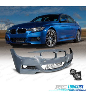 PARAURTI ANTERIORE PER BMW F30 F31 11-15 PACCHETTO M FARI ANTIABBAGLIO