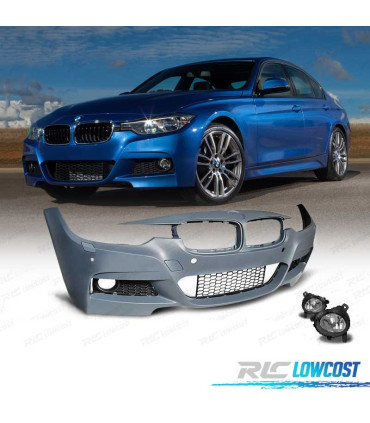 PARAURTI ANTERIORE PER BMW F30 F31 11-15 PACCHETTO M FARI ANTIABBAGLIO