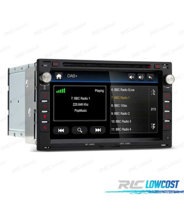 RADIO GPS ANDROID 10 PER SEAT SKODA VOLKSWAGEN VW USB GPS TATTILE HD