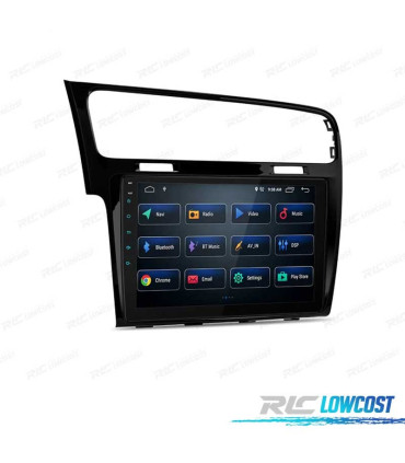 RADIO GPS ANDROID 12 PER VOLKSWAGEN VW GOLF 7 SCHERMO TATTILE
