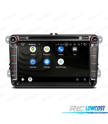 RADIO GPS ANDROID 11 PER VOLKSWAGEN VW SEAT SKODA CARPLAY COMPLETO RCA LCD TATTILE