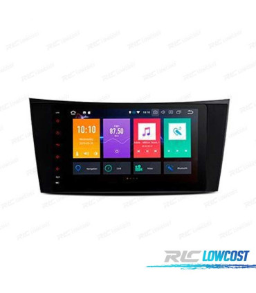 RADIO GPS ANDROID 12 PER MERCEDES W211 W219 CLS