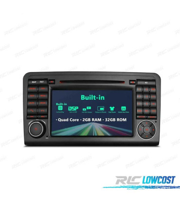 RADIO GPS ANDROID 10 PER MERCEDES OCTA-CORE MULTIMEDIA DVD GPS 7"