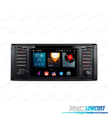 RADIO GPS ANDROID 10 PER BMW SERIE 5 SERIE 7 HEXA-CORE MULTIMEDIA DVD HDMI