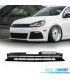 GRIGLIA PER VOLKSWAGEN VW GOLF 6 MK VI 08-12 NERO LUCIDO SENZA LOGO