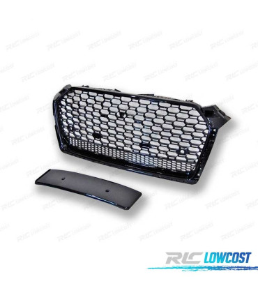 GRIGLIA PER AUDI A5 16-19 LOOK RS5 QUATTRO NERO LUCIDO