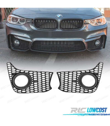 GRIGLIE ANTIABBAGLIANTI BMW F30 F31 11-15 LOOK M3 NERO OPACO