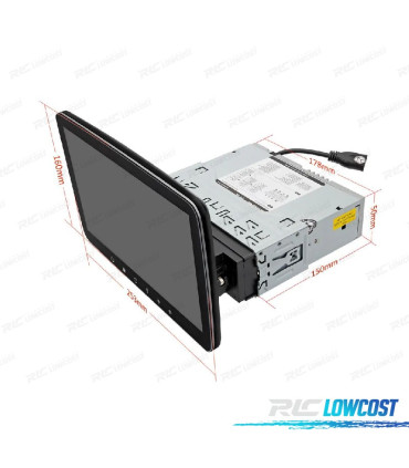 RADIO GPS ANDROID 10 UNIVERSALE FULL HD