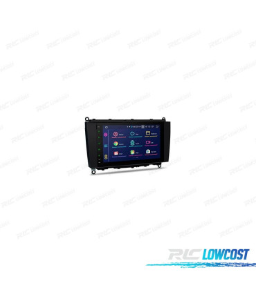 RADIO GPS ANDROID 11 PER MERCEDES CLK A209 C209 02-09