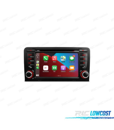 RADIO GPS ANDROID 12 PER AUDI A3 8P 8PA S3 RS3 03-12