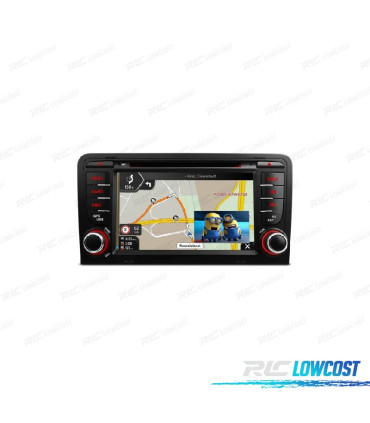 RADIO GPS ANDROID 12 PER AUDI A3 8P 8PA S3 RS3 03-12