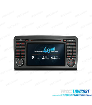 RADIO GPS ANDROID 11 CLASSE ML W164 GL X164 PER MERCEDES 05-12