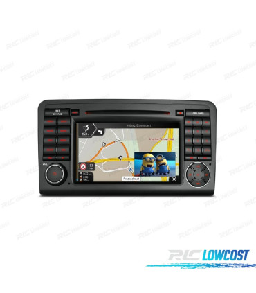 RADIO GPS ANDROID 11 CLASSE ML W164 GL X164 PER MERCEDES 05-12