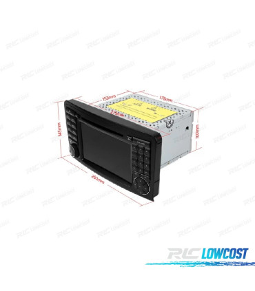 RADIO GPS ANDROID 11 CLASSE ML W164 GL X164 PER MERCEDES 05-12