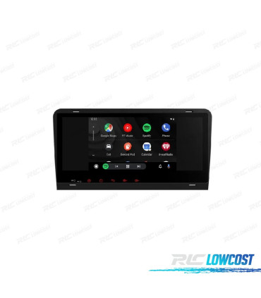 RADIO GPS ANDROID 12 PER AUDI A3 S3 RS3 03-12