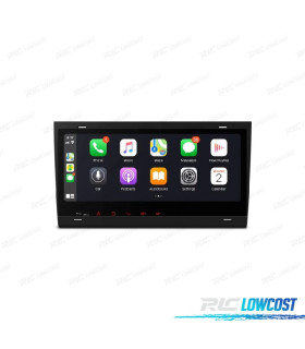 RADIO GPS ANDROID 12 PER AUDI A4 S4 RS4 SEAT EXEO 00-08