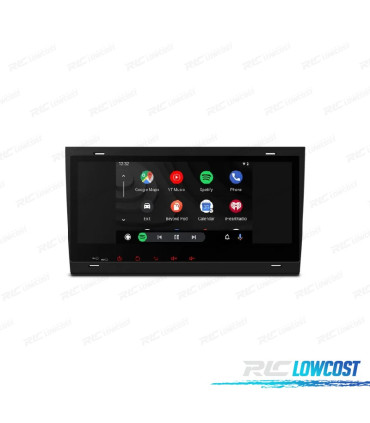 RADIO GPS ANDROID 12 PER AUDI A4 S4 RS4 SEAT EXEO 00-08