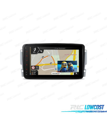 RADIO GPS ANDROID 13 PER MERCEDES CLASSE A C CLK G VITO VIANO