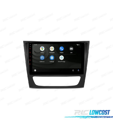 RADIO GPS ANDROID 11 PER MERCEDES E W211 02-08 W219 CLS 02-08