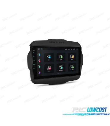 RADIO GPS ANDROID 14 PER JEEP RENEGADE 15-20