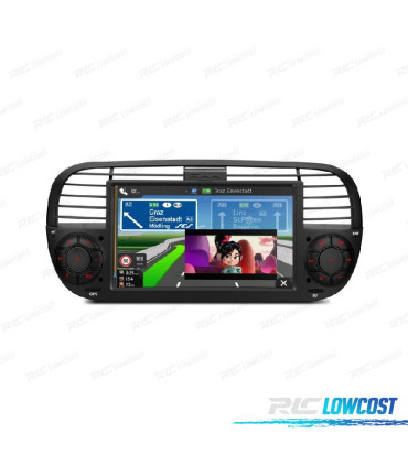 RADIO GPS ANDROID 12 PER FIAT 500 07-15