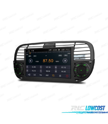 RADIO GPS ANDROID 12 PER FIAT 500 07-15