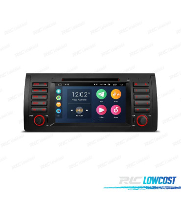 RADIO GPS ANDROID 12 PER BMW X5 E53 99-06