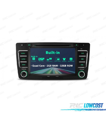 RADIO GPS ANDROID 12 PER SKODA OCTAVIA YETI 08-14