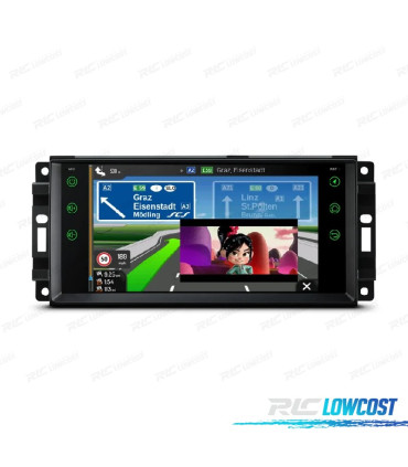 RADIO GPS ANDROID 12 PER DODGE JEEP CHRYSLER 07-11